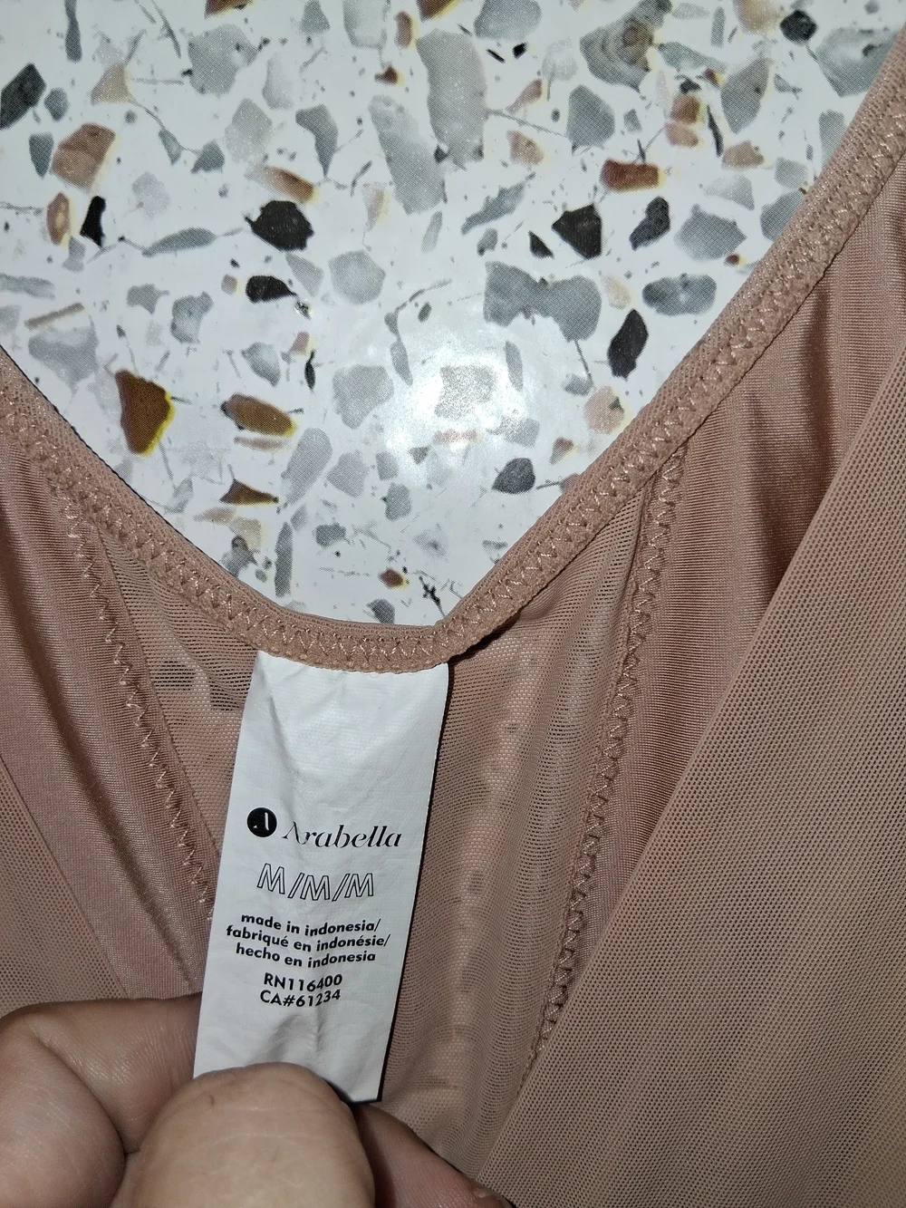 Women's Arabella Shapewear Bodysuit Size Medium Nude